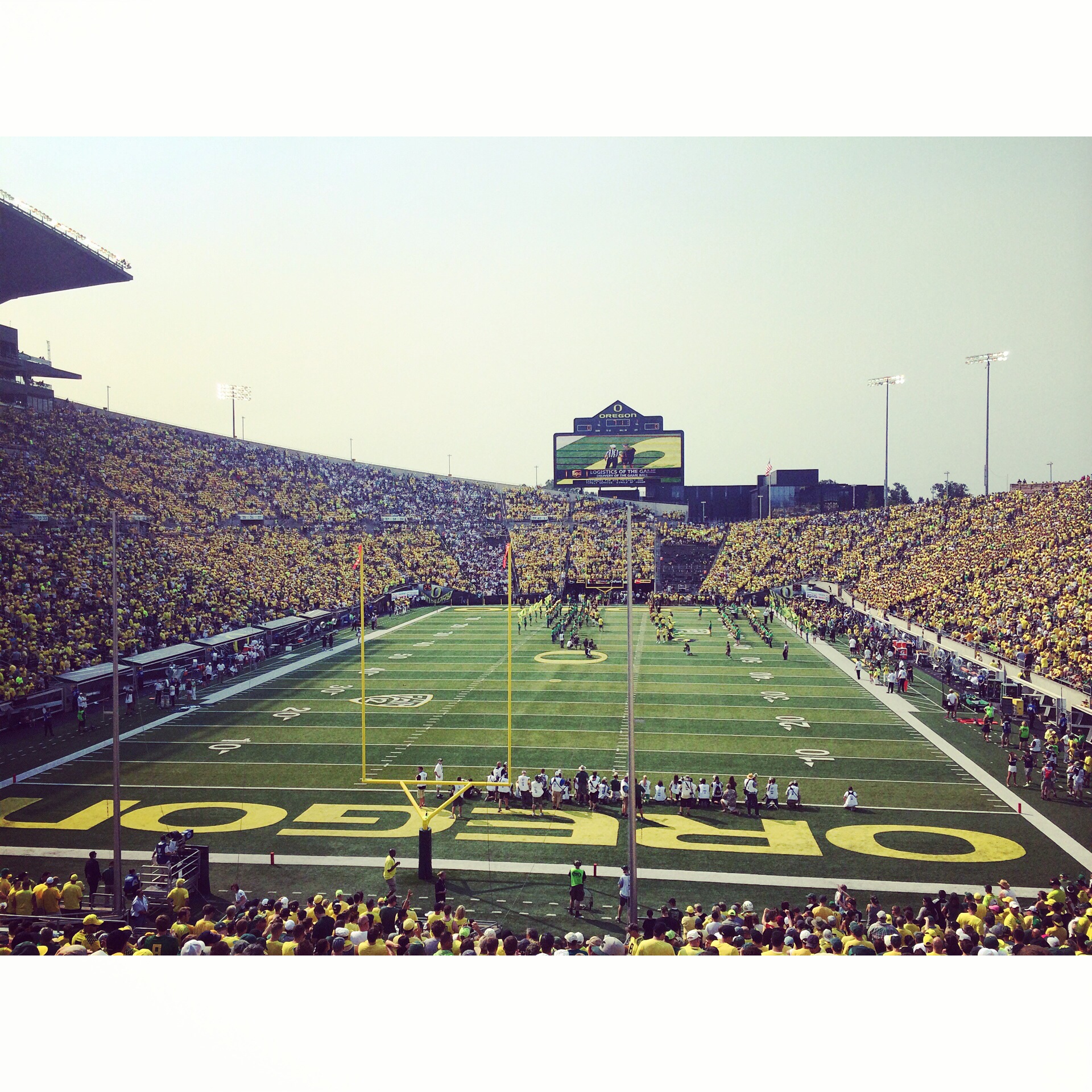 Eugene Oregon Ducks Win The Day Green and Yellow