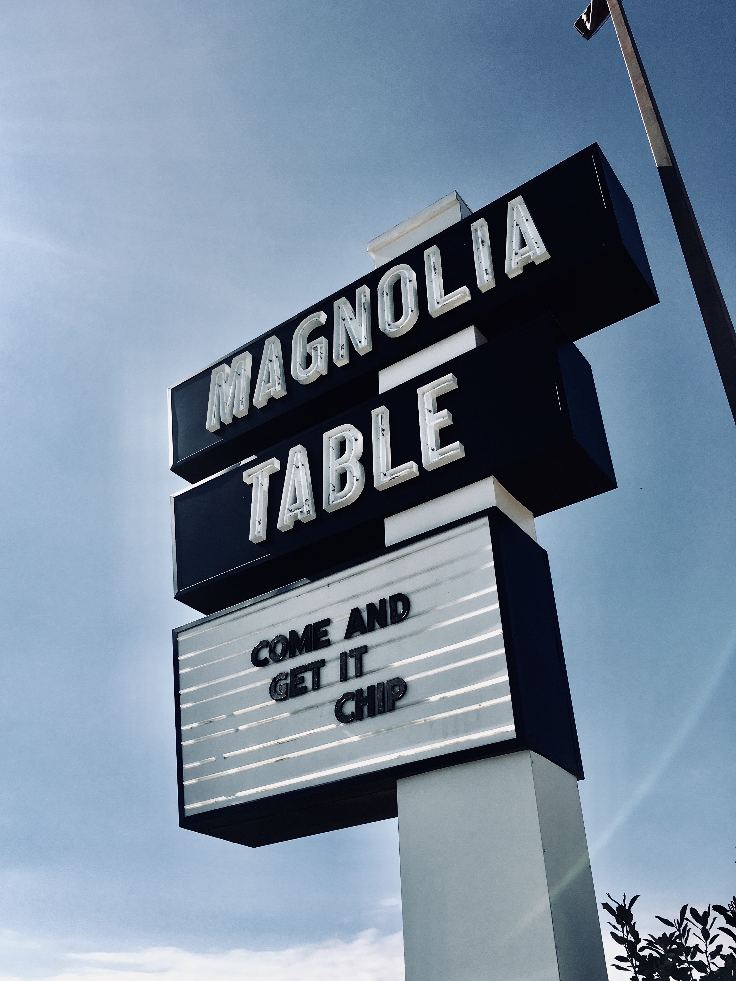 Magnolia Table Sign